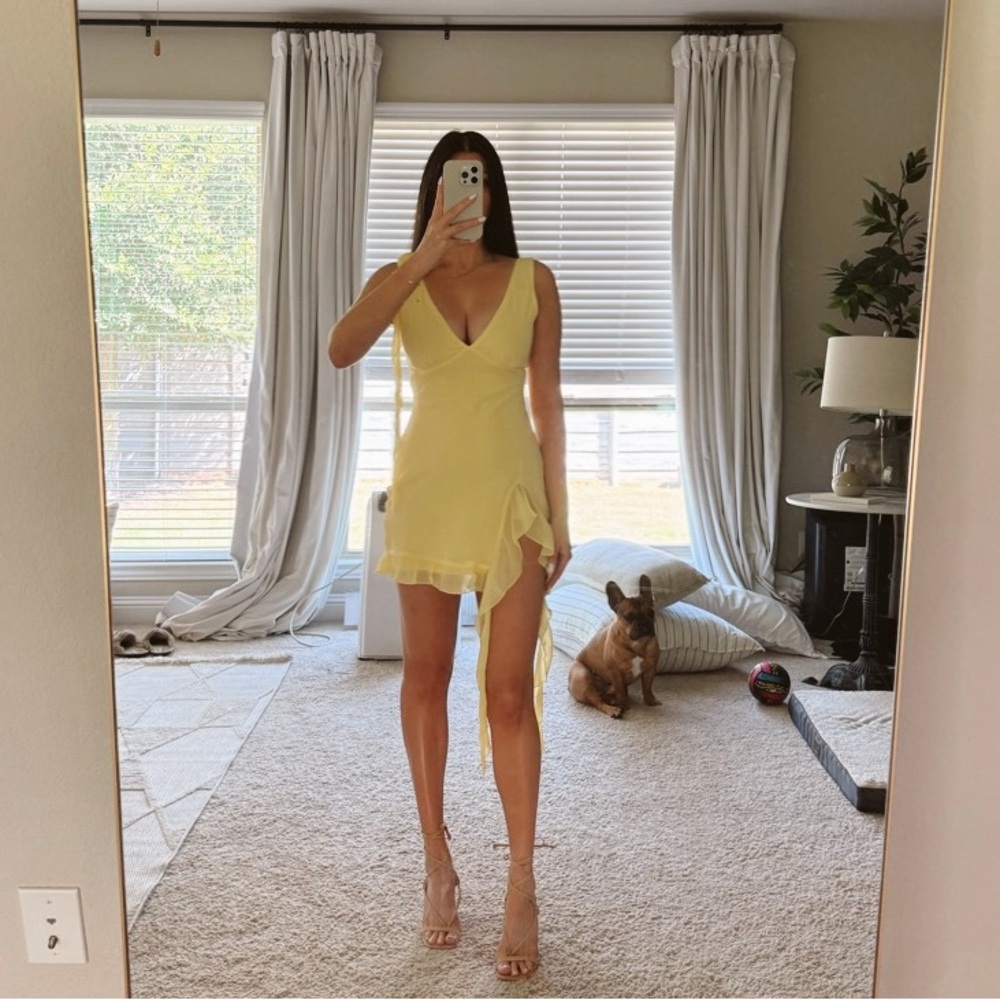 Revolve yellow dress